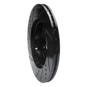 Mercedes-Benz C350E Brake Rotor (1) - Rear Right - R1 Concepts - Drilled & Slotted - Black - `15-`23 Mercedes-Benz C350E Brake Rotor (1) - Rear Right - R1 Concepts - Drilled & Slotted - Black - `15-`23